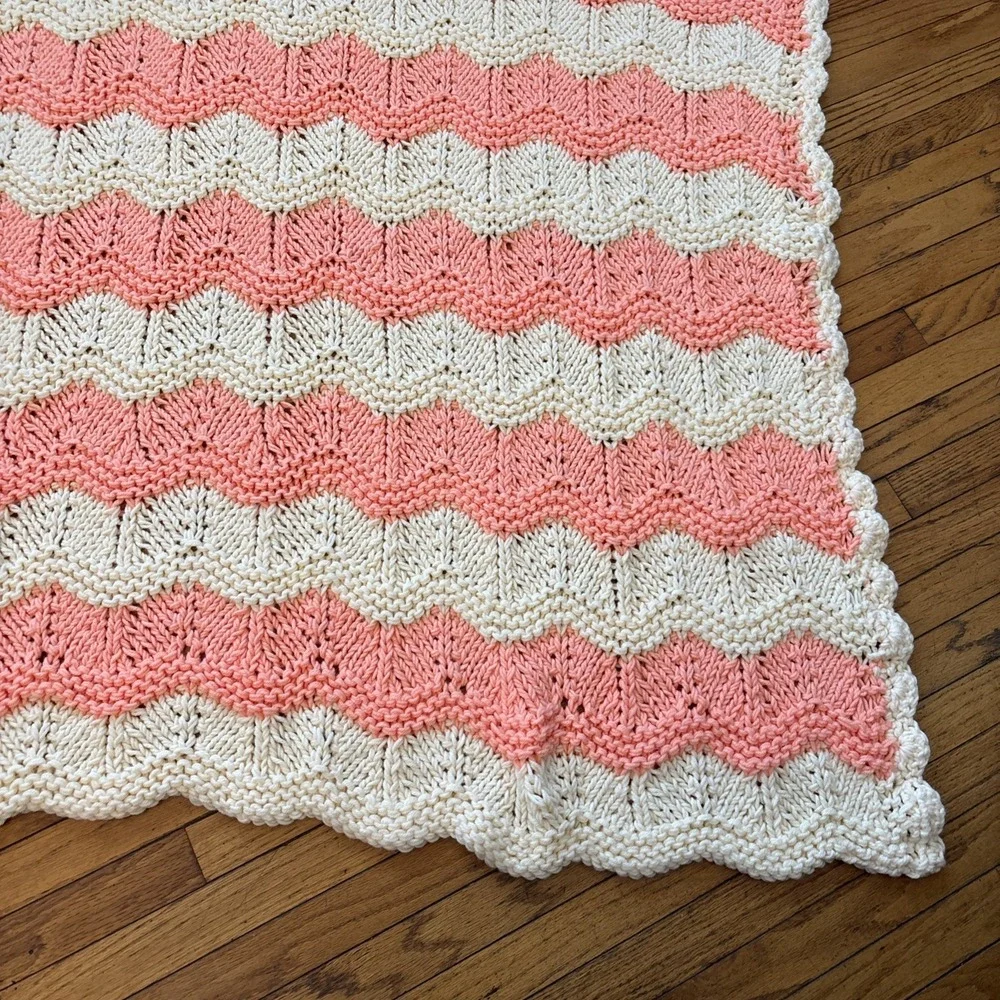 Handmade‎ Crochet Afghan Small Blanket Throw Lap Blanket 43 x 50